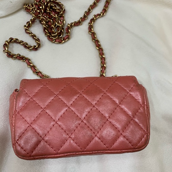 💞TRADED💞💯Authentic Chanel Mini Flap Bag Pink - Picture 8 of 16